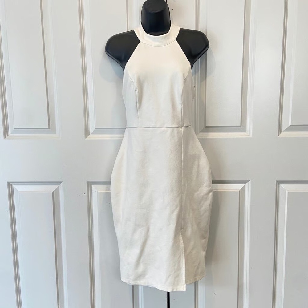White Dress Women’s Size Small Bodycon Chic Dress
